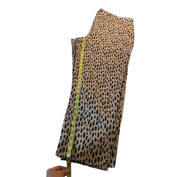 Premise Women Pants Size 3X Pull On Tummy Control Cheetah Print Ankle Hi Rise - Picture 16 of 16